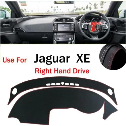 TAIJS Factory Anti cracking Protective New Quality Leather Car Dashboard Cover For Jaguar XE Right hand drive