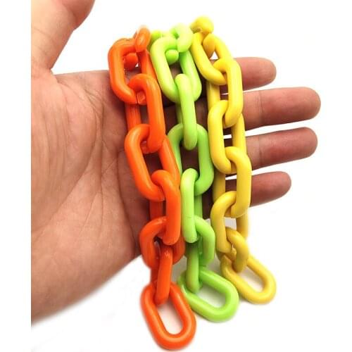 Woman Bag Accessory Detachable Replacement Orange Brown Green Acrylic Chain Luxury Strap Resin Shoulder Clutch Chain