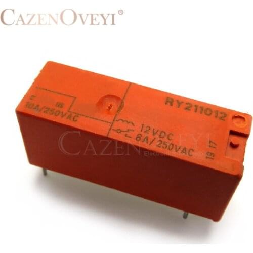 1pcs/lot Relays RY211012 12VDC 118F-1C-12V DIP-5 In Stock