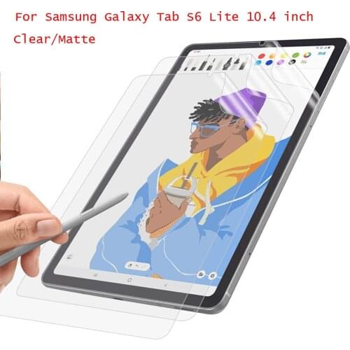 100pcs/lot Transparent Screen Protector For Samsung Galaxy Tab S6 Lite 2020(10.4 inch) HD clear/Matte film