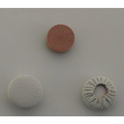 17 or 18 Pieces/Lot) Individual Size White Leather Clarinet Pads And Cork