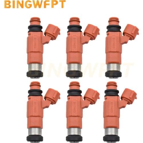 6X Fuel Injection Nozzle For Chrysler Dodge Mitsubishi Chevrolet Suzuki CDH210 0280155723 INP771 MD319791 1997-2005