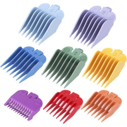 8 Pcs/set Oil Head Electric Clippers Caliper Limit Comb Hair Clipper Tooth Guides Combs Tool High Quality and Brand New