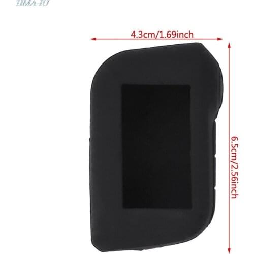 A93Car Alarm LCD Remote Control Drop shipping Russian Version Key Case Key Fob Chain for Starline A93/A63 Two Way