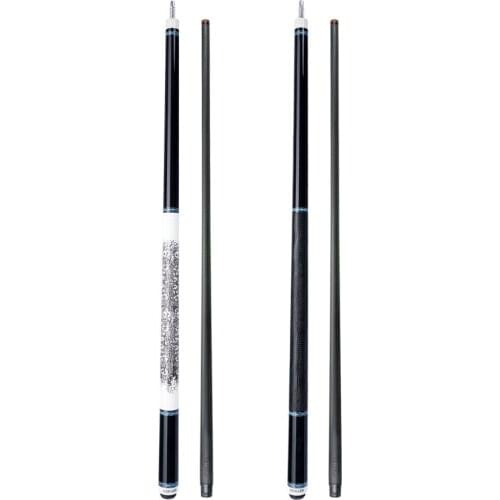 KONLLEN Billiard Real Inlay Carbon Fiber Pool Cue Stick Leather Grip Carbon Energy Technology Billiards Cue Stick Kit with Case