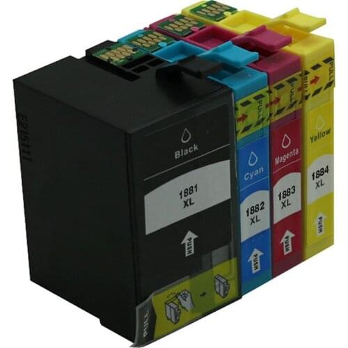 CNLINKCLR T1881 compatible inkjet cartridge use for EPSON Workforce WF-7111/3641/7621 full ink