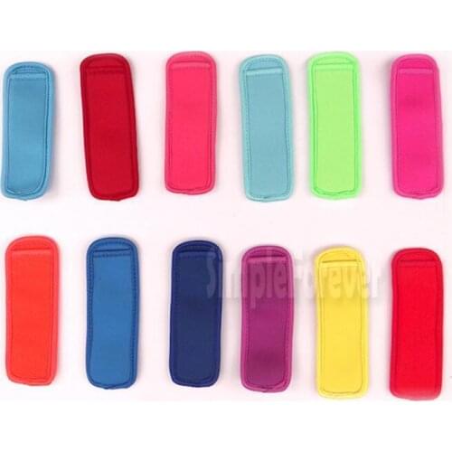 Kids Summer Kitchen Tools Freezer Popsicle Bags Holders Neoprene Insulation Ice Sleeves Bag
