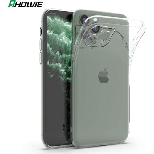 For iPhone 11 Pro Max Cases Shockproof Soft TPU Silicone Camera Lens Full Protective Phone Case For iPhone 11 Transparent Cover