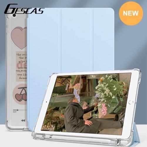 GESCAS For Ipad Mini 4 5 Case Solid Color Gift Diy Stickers Tablet Case For Ipad Pro 10.5/11 Inches For Ipad Air1234