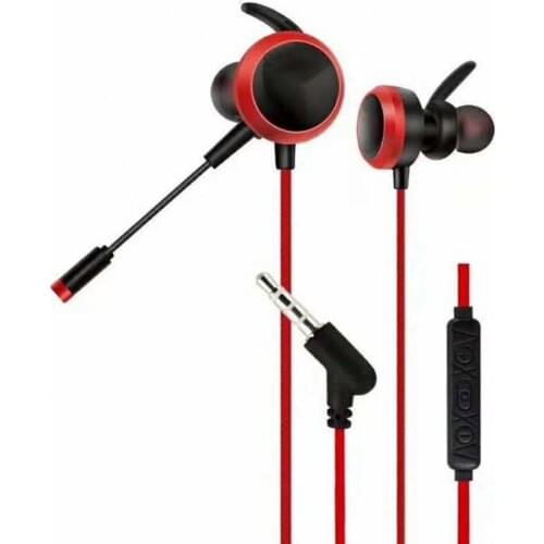 GM-D2 Universal L-Shaped 3.5mm Dynamic In-ear Wired Gaming Earphone with Mic