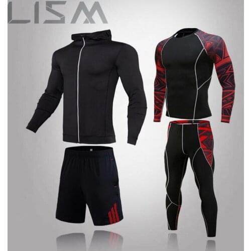 Running Suit 2021 Spring Striped Hooded Sportswear Workout Clothes Casual Loose Sweat Shirt Jogging Suit Sportswear