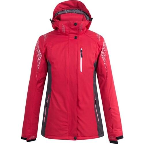 Hoodie Warm Snow Jacket Woman Waterproof Sprot Ski Jacket Women Clothes Thick Mountain Skiing Coats Female Snowboard Outerwear
