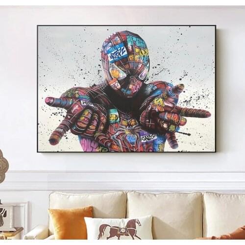 Marvel Avengers Superhero Spiderman Canvas Print Painting Movie Poster Wall Art Picture Home Decor Kids Room Decoration Cuadros