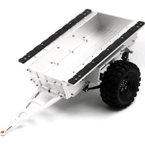 Metal Leaf Spring Trailer Car Cargo Carrier for 1/10 RC Crawler Car Axial SCX10 90046 Traxxas TRX4 TRX6 Tamiya Redcat
