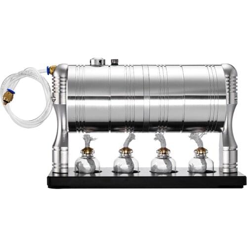 All metal startable steam engine model engine retro belt heating boiler GL-002 large boiler model