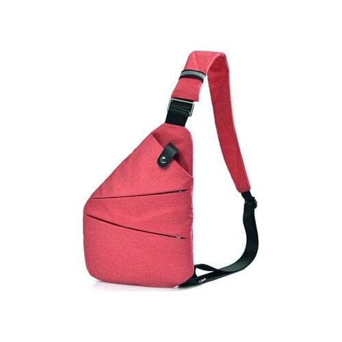 Digital Storage Gun Pack Nylon Men Chest Pack Waterproof Sports Bag Multi-functional Body Hugging Shoulder Anti-Theft