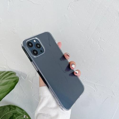 Highly Transparent Crystal Clear TPU Soft Phone Case For iPhone 12 11 Pro Max Mini X Xs Max Xr 7 8 Plus Shockproof Anti-scratch