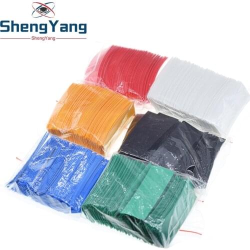 100PCS AAA Size 7 Lithium Battery Heat Shrink Tube Li-ion Wrap Cover Skin PVC Shrinkable Tubing Film Sleeves Insulation Sheath