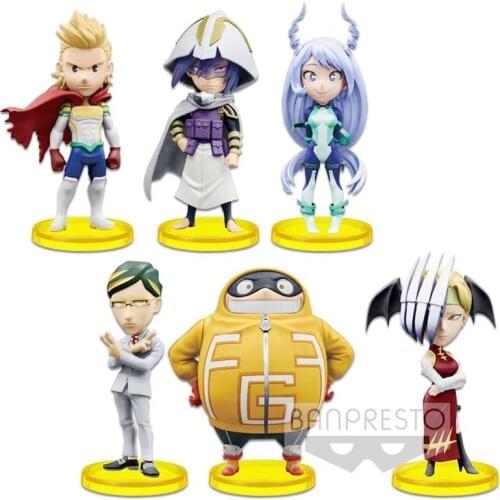 Tronzo Original Banpresto My Hero Academia WCF Vol.5 Toogata Mirio Tamaki Nejire Sir Nighteye Fat Gum Ryuuko PVC Figure Doll Toy