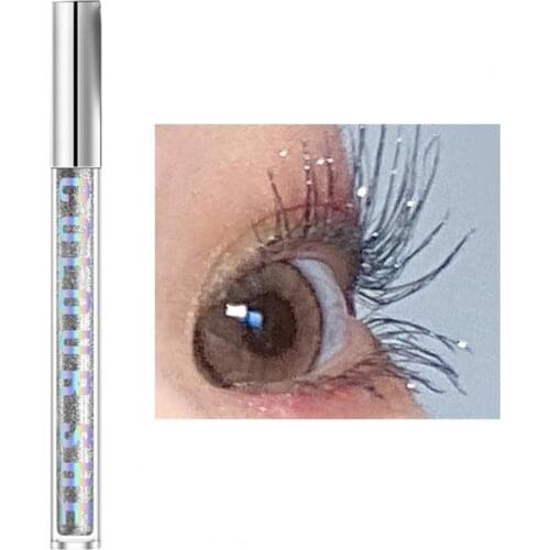 2.5g Diamond Color Mascara Shiny Volumizing Waterproof Long Lasting Eyelash Extension Mascara Eyes Makeup