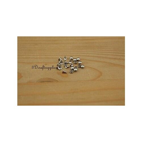 Rivets leather rivet bag clothing shoes flat copper 50 sets 3 mm nickel H2