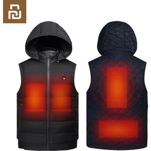 PMA Graphene Heating Casual Vest Men USB Heated Jacket Thermal Clothing Hunting Vest Infrared Electric Heating Jacket For Winter