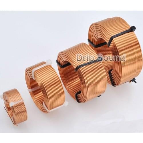 1pcs 0.8mm 2.0mH-3.6mH Audio Amplifier Speaker Crossover Inductor 4N Oxygen-Free Copper Wire Coil #Copper