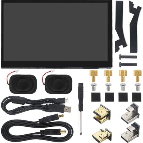 7 inch IPS Capacitive Touch Screen Module Kit for Raspberry Pi 4B/3B 1024x600 HDMI-Compatible Display Monitor Board Replacement