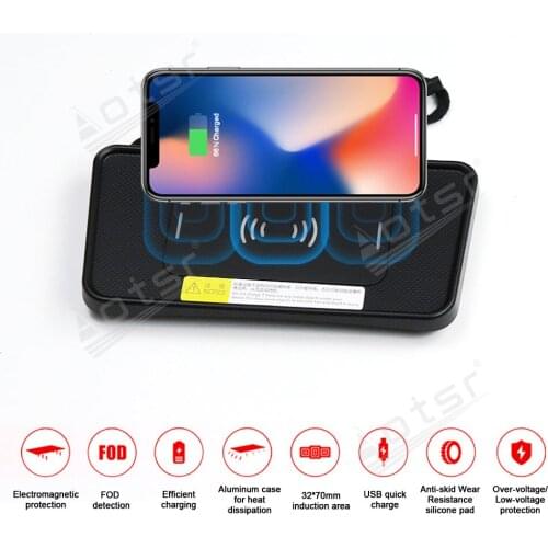 QI Car Wireless Charger For BYD Song MVP 2017 - 2018 Intelligent Infrared Fast Charging Phone Holder for iPhone Samsung Huawei