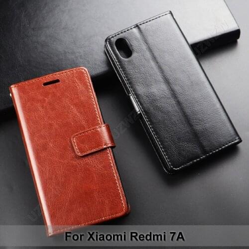 For Xiaomi Redmi 7A Flip Wallet PU Leather Case