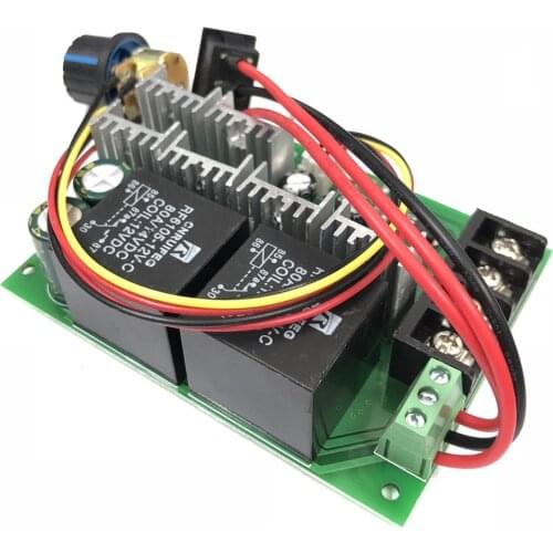 Pwm speed electronic 40A DC12V / 24V / 36V / 48V Brushed motor controller Maximum Power of 2000W Third gear forward/reverse/stop