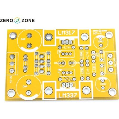 H P-4 (LM317/LM337) (LM317/LM337) adjustable filter regulator Power Supply PCB