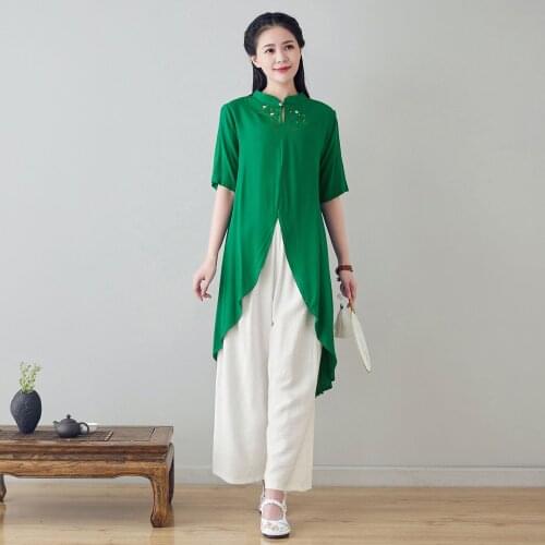 Cotton Linen Yoga Set Chinese Traditational Loose Women Sport Suit Sweatshirt+pant Jogger Fitness Workout Meditation Tai Chi Set