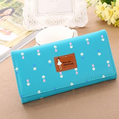 PU Leather Wallet Female Long Wallet Zipper Female Ladies Change Women Luxury Credit Phone Card Holder Coin Purses For Girls