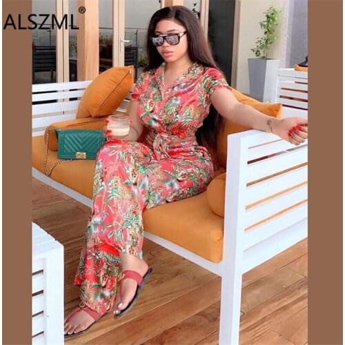 2020 hot sale red single breasted lapel crop top and Slacks with wide legs 2 piece set beach style lady fashion set