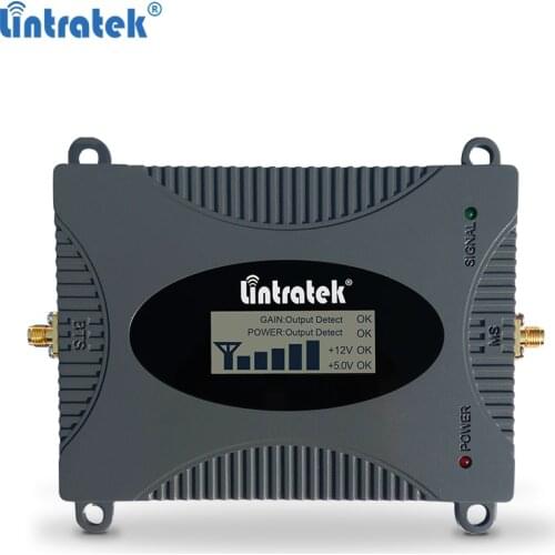 Lintratek 2G 3G 4G Signal Booster 900 1800 2100 Repeater Band 8/3/1 Amplifier Network Booster GSM UMTS LTE Aithout Antenna