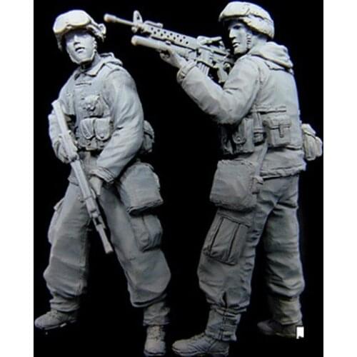 1/35 Scale Assembly Resin Figure kit Us soldiers in Iraq