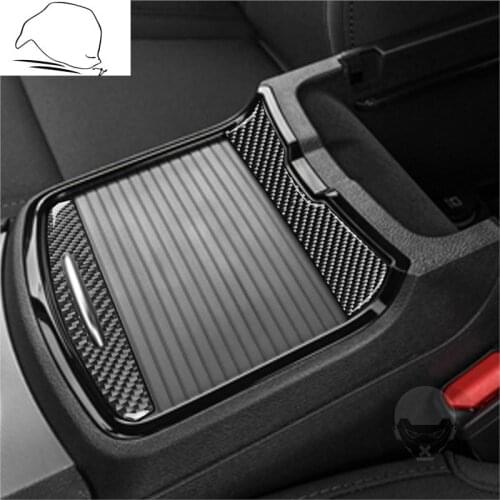 For Dodge Charger LD 2015 Carbon Fiber Sticker Water Cup Holder Strips Trim Modified Styling Interior Car Accessories