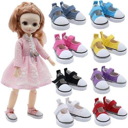 5cm Canvas Shoes For Doll Girl Gift For Baby Dolls Gifts Doll Accessories Hot Sale Birthday Gifts