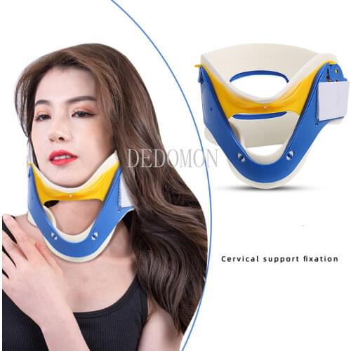 Adjustable Cervical Traction Posture Correct Spine Fixed for Adults Children Sports Protection Gear Neck Brace Neck Support Belt
