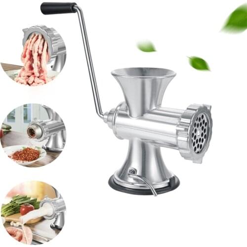 Hand Crank Manual Meat Grinder & Sausage Noodle Dishes Household Mincer Sausage Machine Grind Meat