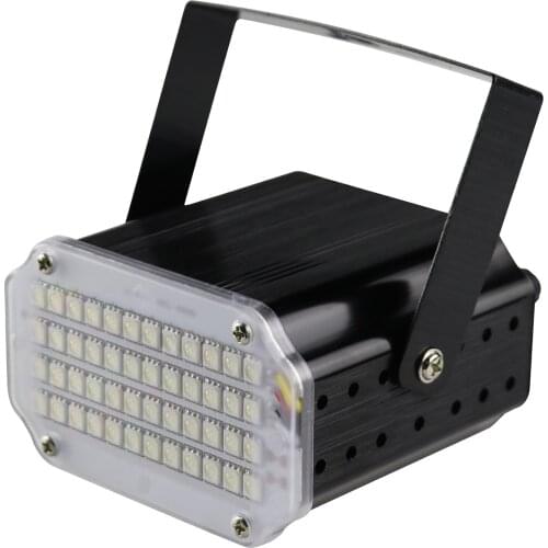 Led Strobe Light, 48Pcs Led flashing light, flashbulb, Stroboflash, Stroboscopic, Black Body, Use For Disco, Ballroom, KTV EU