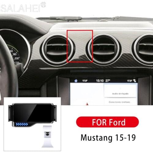 High Quality Car Holder For Ford Mustang 15-19 Phone Air Vent Mount Mobile Smartphone Auto Support Car Mount Bracket Car Goods