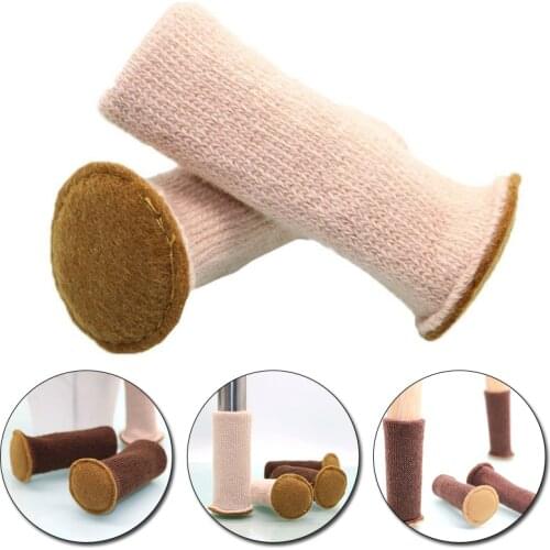 1Pc Floor Protection Chair Foot Pad Leg Home Decor Furniture Anti Noise Slider Caps Non-Slip Table Sock Foot Pad Chair Leg Floor