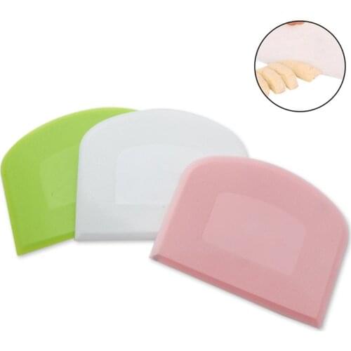1pcs Hot Sale Cream Smooth Cake Spatula Baking Pastry Tools Dough Scraper Kitchen Butter Knife Dough Cutter cocina