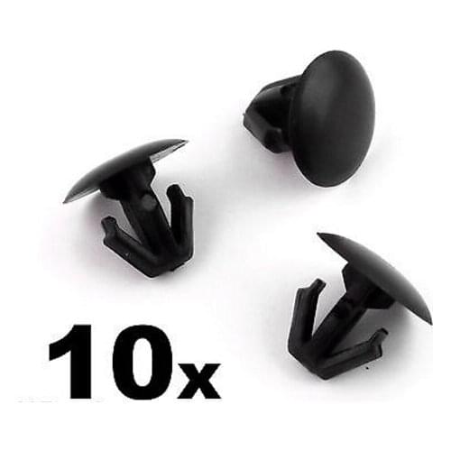 10x For Honda Rubber Seal Weatherstrip Clip- Bonnet Edge Seal, Hood Seal Clip