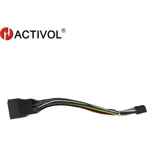 2 din Car Radio ISO Plug Power Adapter Wiring Harness for Zotye T600 T200 Z300 x5 ISO power harness For car dvd player