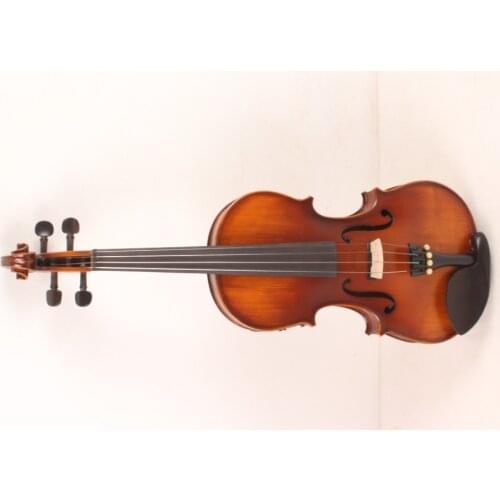 4-String 4/4 New Electric Acoustic Violin dark yellow color #1-2559