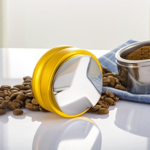 58MMHigh Qualitye Entire Intelligent Filling Quantitative Powder Macaron Blower Coffee Powder tamper Crush Adjustable(3blades)