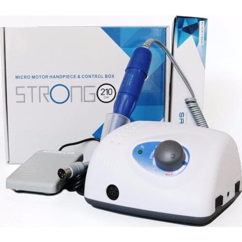 Authent 65W 35000RPM Electric Nail Drill Machine Strong 210 105L 2.35mm Model Manicure Pedicure Nail File Bit Nail Art Equipment